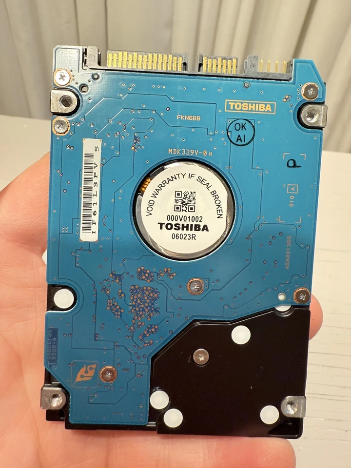 Toshiba 80GB MK8032GSX  (HDD2D32 B ZK01 T) Laptop HardDrive WIPED & TESTED! M3 - Image 2 of 4