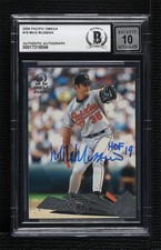 BAS 2000 Pacific Omega Mike Mussina #19 BGS Authentic Auto HOF 3c7