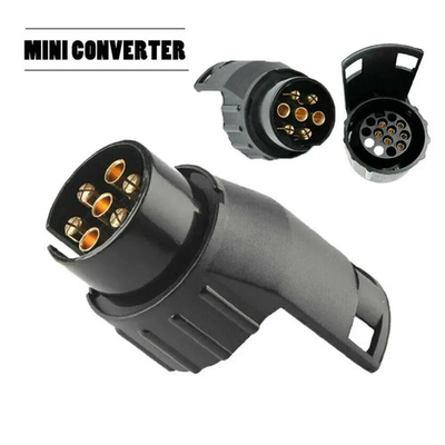 #ad 7 to 13 Pin Plug Trailer Truck Electric Adapter Towbar Towing Socket Converter u GBP 3.74