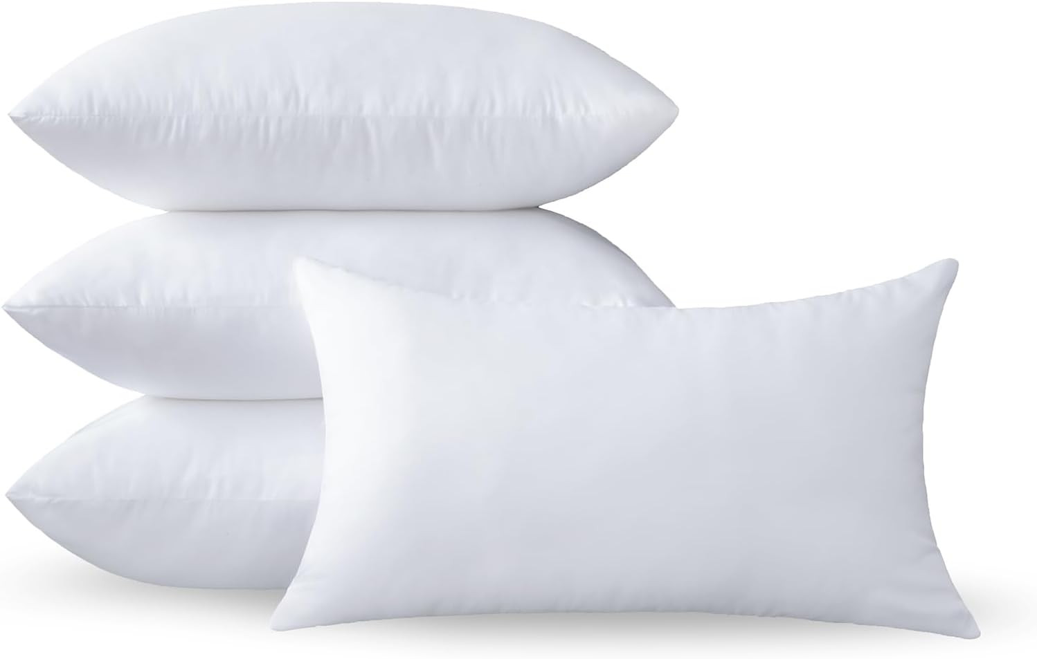 Confezione 4 Inserti Cuscino 30x50 Morbidi - Imbottitura Premium Soffice