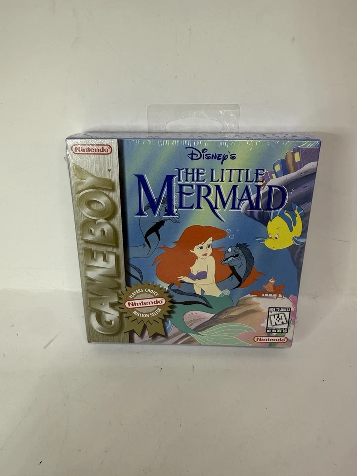 SELLADO Vintage 1997 Original Nintendo Game Boy La Sirenita Juego Disney Foto 2 de 4