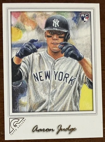 2017 TOPPS GALLERY AARON JUDGE ROOKIE RC BASEBALL CARD #117 READ DESC
