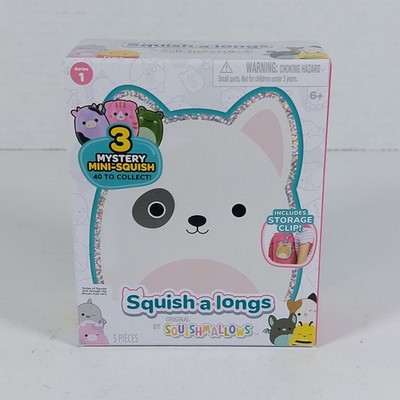 Squishmallows Squish-a-Longs 1-Inch Series 1 Clip & Go 3-Pack