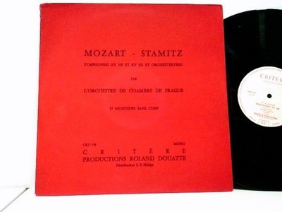 Johann Wenzel Anton Stamitz  Symphonies KV 319 Et KV 133 Et Orchestertrio Mozar