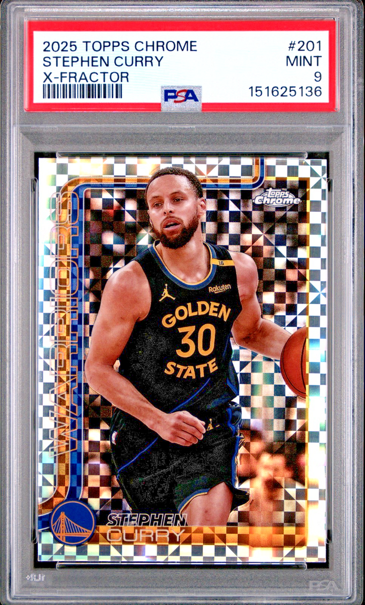 2025-26 Topps Chrome - Stephen Curry #201 X-Fractor for sale