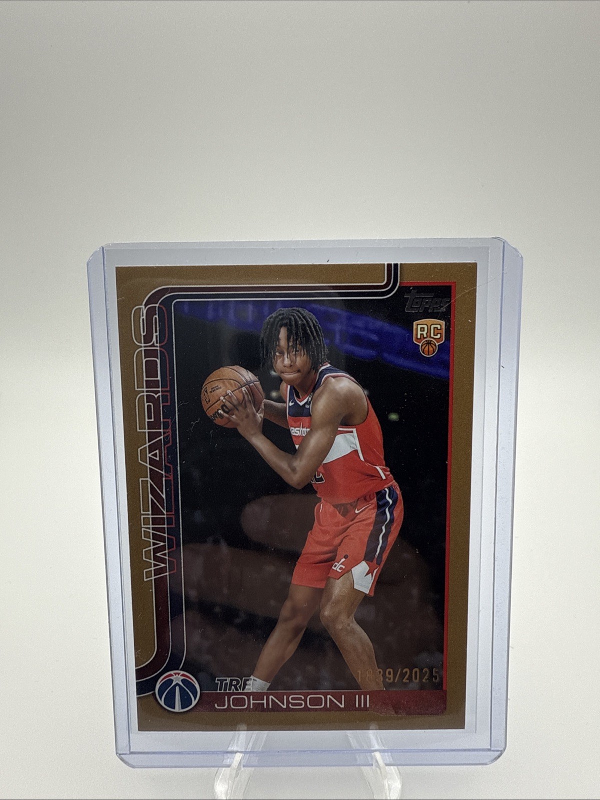2025-26 Topps - Tre Johnson #206 Gold /2025 (RC)