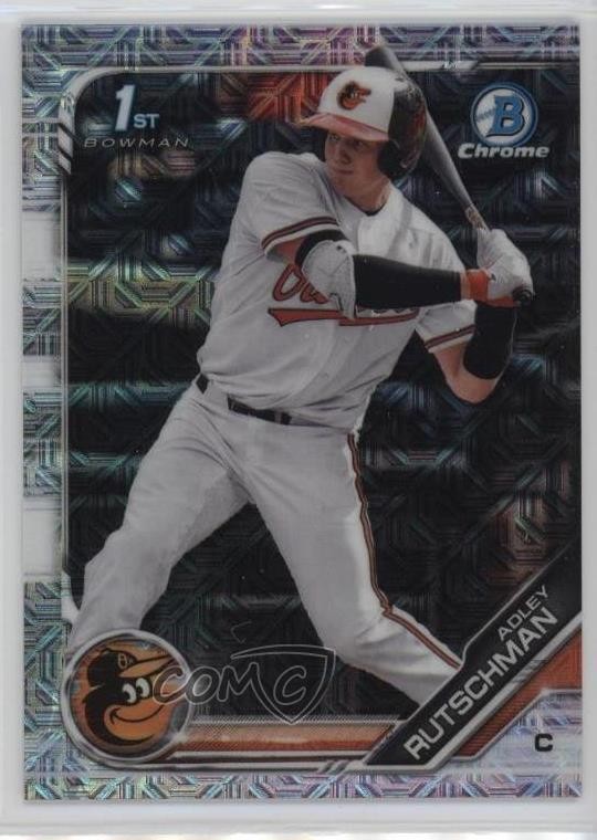 2019 Bowman Draft Chrome Mojo Refractor Adley Rutschman #BDC-1 pn8