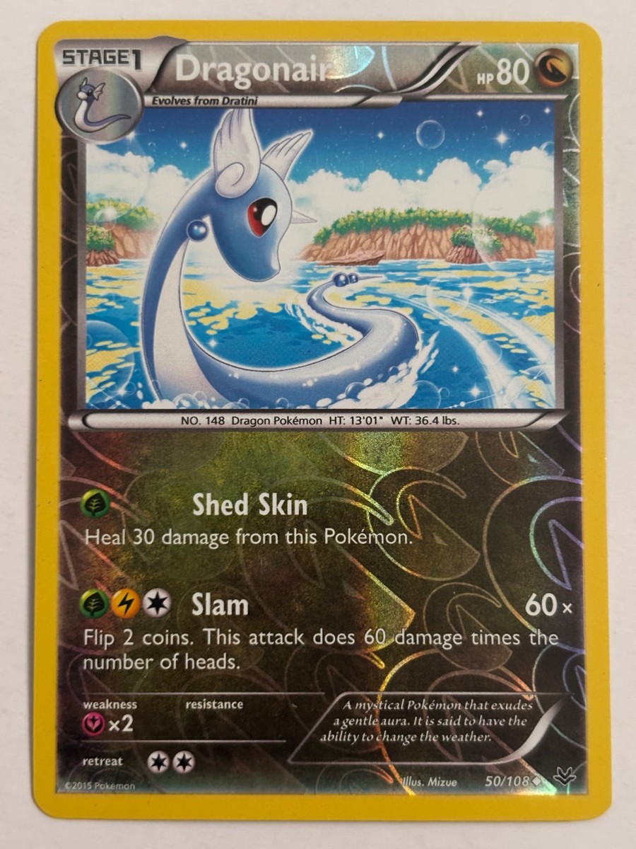 Dragonair 50/108 Reverse Holo XY Roaring Skies LP/NM Dragon