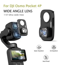 110 Wide Angle Lens for DJI Osmo Pocket 4P Magnetic Attach Optical Glass