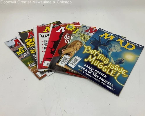 Lot Of 8 MAD Magazines