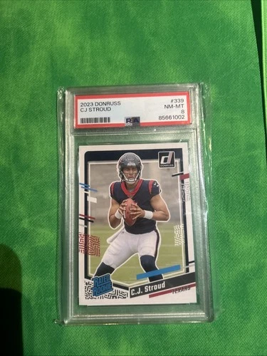 PSA 8 2023 Donruss Cj Stroud #339 Rated Rookie RC