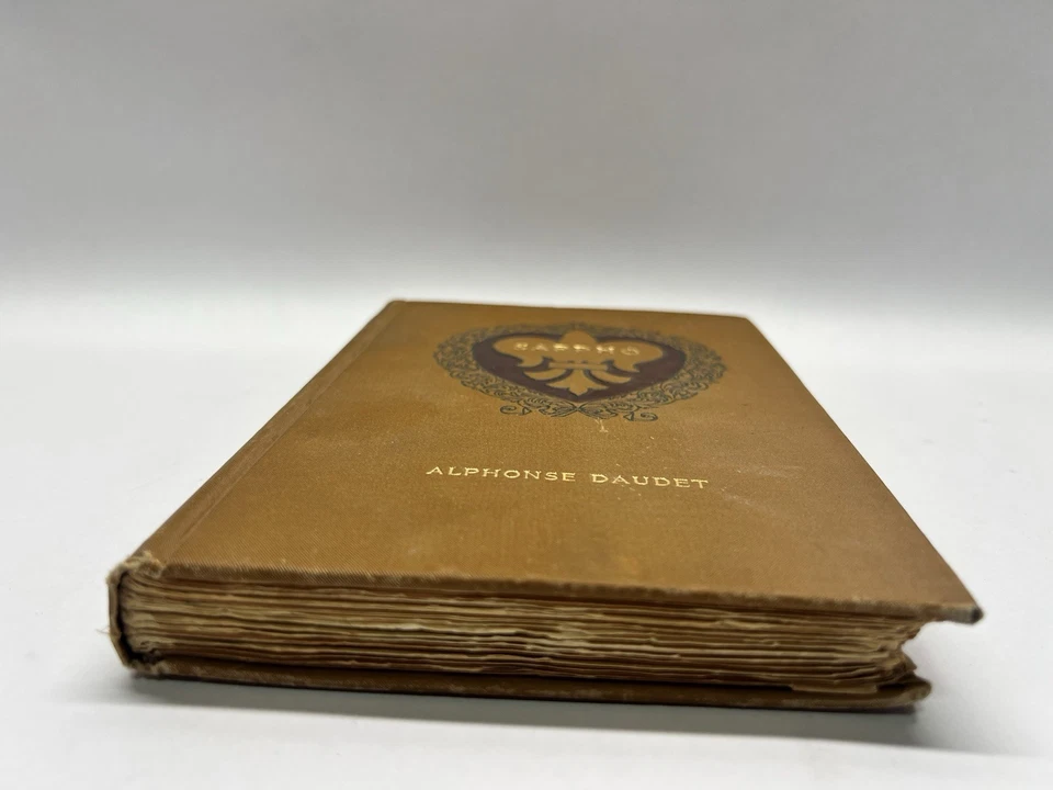 SAPPHO BY ALPHONSE DAUDET 1895 HARDCOVER ILLUSTRATED CLASSICS, DRAMA ENGLISH Foto 4 de 4