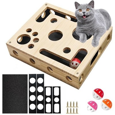Clawsaver Box for Cats, Cat Clawsaver, Interactive Cat Scratch Puzzle Box