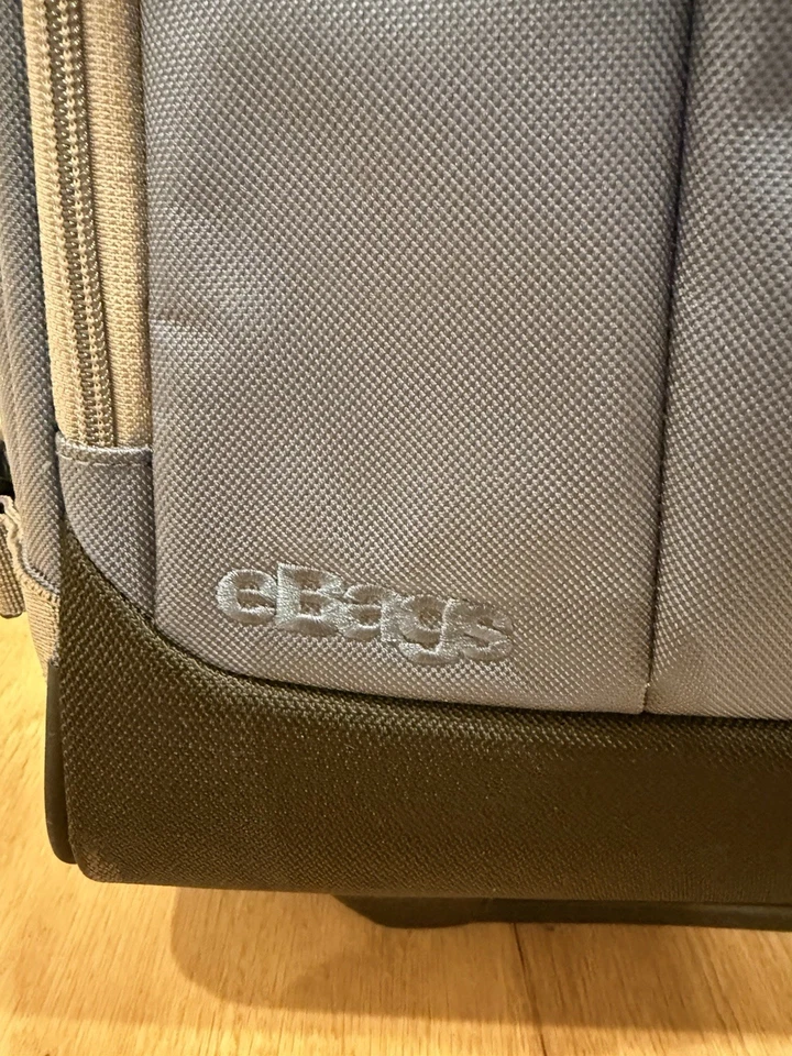 EBAGS Mother Lode Travel Carry On Blue Gray Expandable Bag - Image 2 of 4