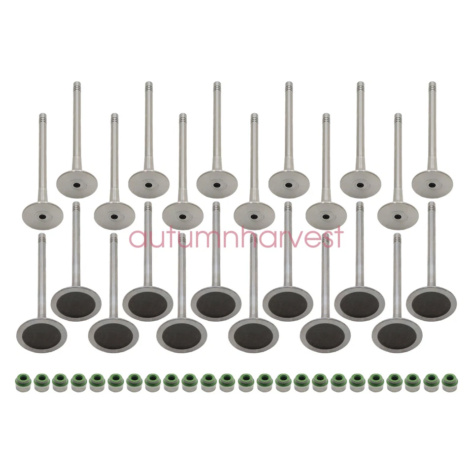 US 24x Intake & Exhaust Valves Set For 2005-2018 VW Audi A4 S4 S5 A6 A7 A8 Q5 Q7 - Изображение 3 из 4