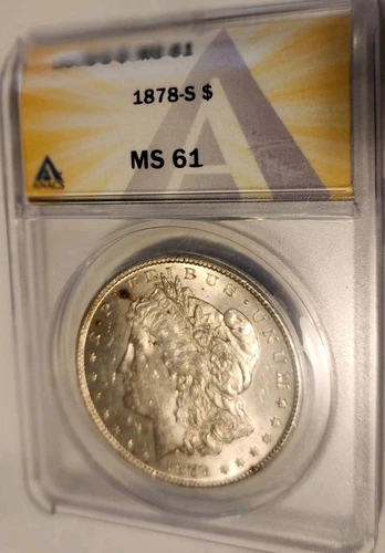 1878 S Morgan Silver Dollar NGC MS 61  Beautiful Flashy Free Ship 030