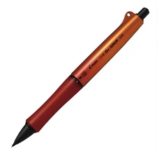 PILOT The Dr. Grip Mechanical Pencil, Black Accent, 0.5mm, Deep Orange, HTDGB15D