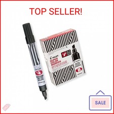 Pilot Super Color Broad Refillable Permanent Markers, Black Ink, Extra-Wide Chis