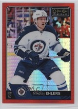 2016-17 O-Pee-Chee Platinum Red Prism 120/199 Nikolaj Ehlers #120 1os2