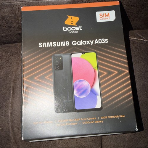 Samsung Galaxy A03S - 32GB - Black 6.5'' - OPEN Box No Sim Card  - Picture 2 of 6