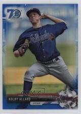 2017 Bowman Draft Chrome Blue Refractor 70th Anniversary /200 Kolby Allard 10k8