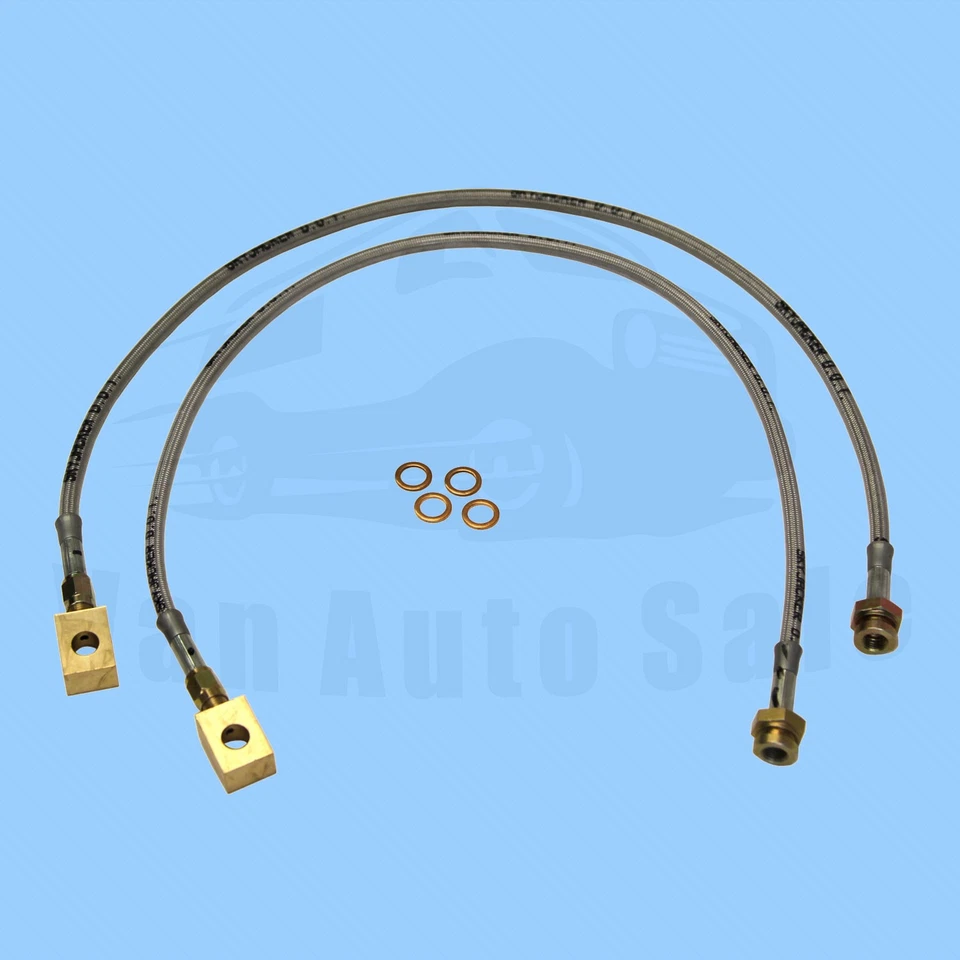 Skyjacker delantero línea de freno de acero inoxidable para Ford Bronco II 1984-1988 Foto 2 de 3