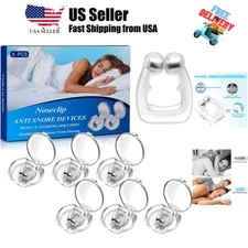 Anti Snoring Devices, Silicone Magnetic Anti Snoring Nose Clip, 6PCS Snore St...