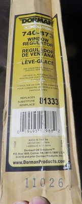 DOORMAN WINDOW REGULATOR 740-873