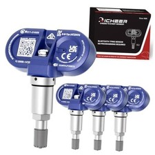 Upgraded Bluetooth TPMS Sensor for 2020-2025 Model 3,Y,S,X 4 PCS Silver