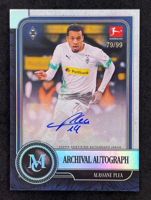 Topps 2019-20 Bundesliga Museum Alassane Plea Auto /99 Gladbach