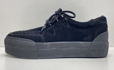 T.u.k. Mens Black Suede Platform Creeper Sneaker Size 9 T.u.k. Mens Black Suede Platform Creeper Sneaker Size 9