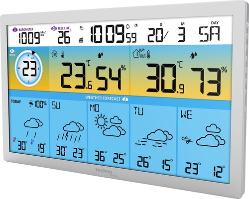 Techno Line Funk-Wetterstation WD2500 WLAN Wetterdaten