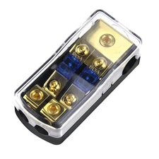 ZOOKOTO Copper Distribution Fuse Block 60A, 0GA(4/6/8/10) GA to 4(6/8/10) GA ...