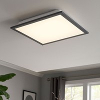 Aufbaupanel Deckenlampe Deckenleuchte Weiß Graphit Quadratisch Led Hxb 6X30 Cm