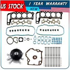 Timing Cover Gasket Head Gasket Bolts Set Water Pump For 02-03 Dodge Dakota 4.7L