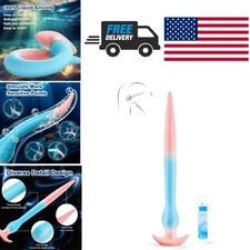 Anal Dildo 11.4 Inch Long Silicone Fantasy Toy for Prostate Massage and Training