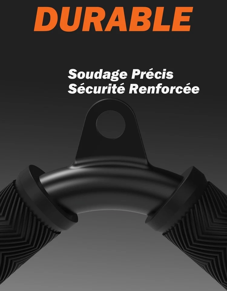 Fitarc Barre V Triceps pour Poulie - Accessoire Gym à Domicile - Photo 3/4