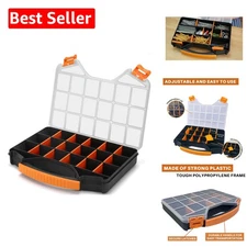 Customizable 18-Compartment Storage Box – Ideal for Small Parts Organization