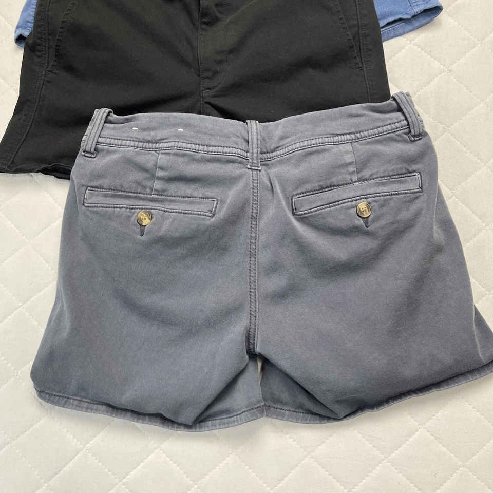 Pantalones Cortos American Eagle Para Mujer’s 4 Súper Elásticos Lote De 3 Preppy Informales Midi Aero Foto 3 de 4