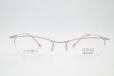 Vintage Glasses EBM DESIGN 2501 Bronze Silver Half-Rim Eyeglass Frame