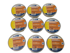 Shurtape Professional Grade Yellow Electrical Tape   9 Roll Assortment