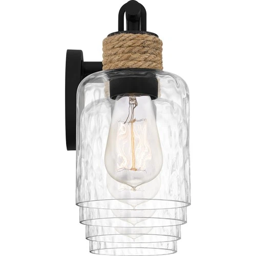 Matte Black Four Light Bath from the Baltic Collection - Picture 4 of 7