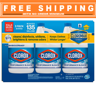 #ad #ad Clorox Performance Bleach 3 ct. 363 fl. oz. $35.49