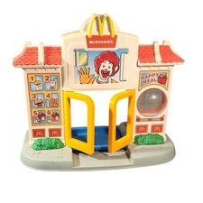 Vintage Playskool McDonald's Drive Thru Happy Meal Restaurant Playset 1999