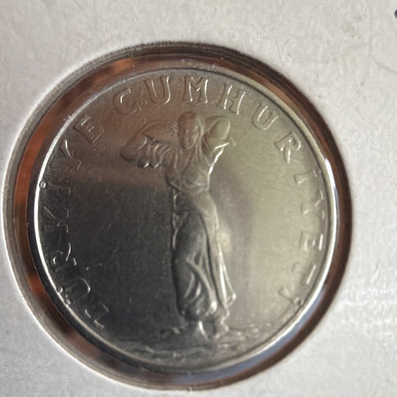 Turkey 1959 25 Kurus stainless steel