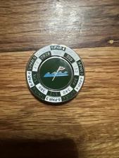 RARE Cape Arundel Golf Club Large Yardage Coin Ball Marker 2 Piece 2 Sided