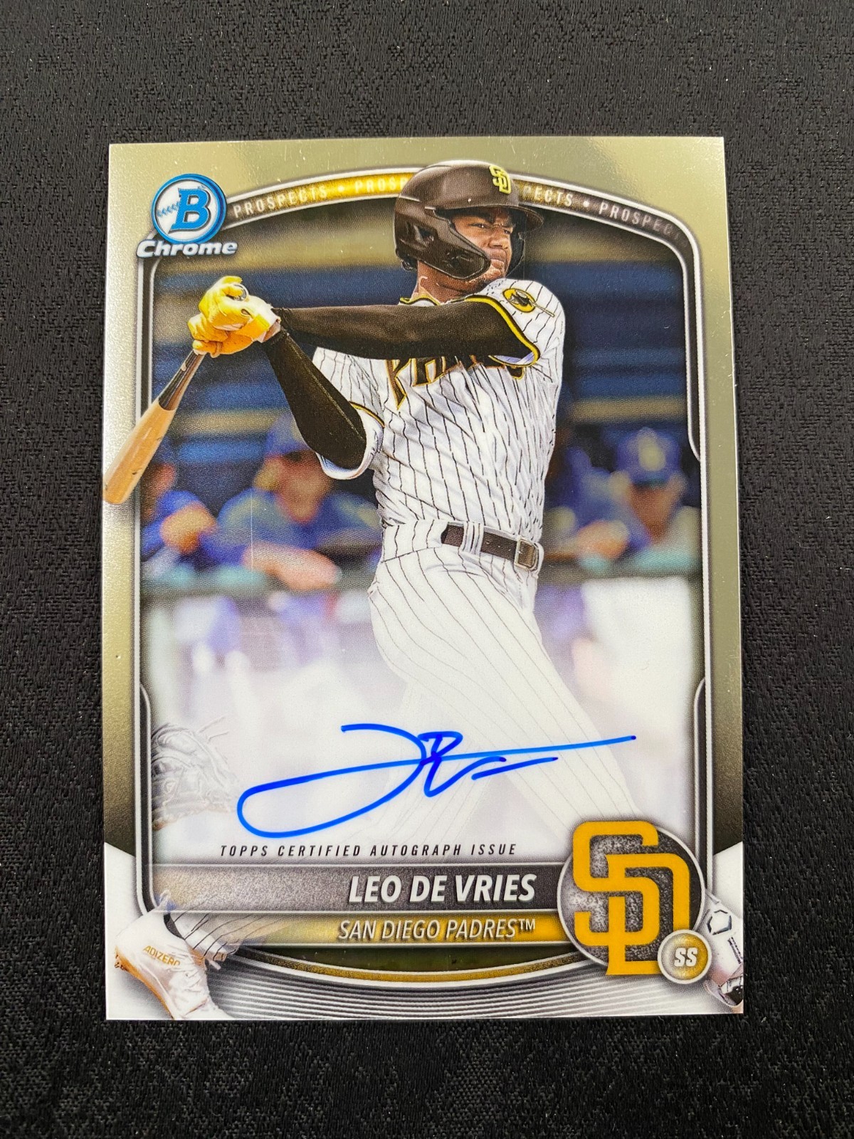 2025 Bowman Chrome Leo De Vries Auto CPA-LD C659