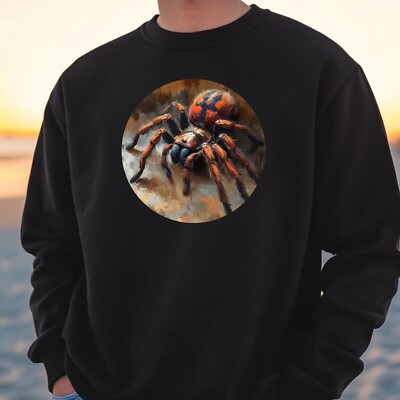 Tarantula Portrait Sweatshirt Cosy And Perfect For Any Occasion S to 4XL