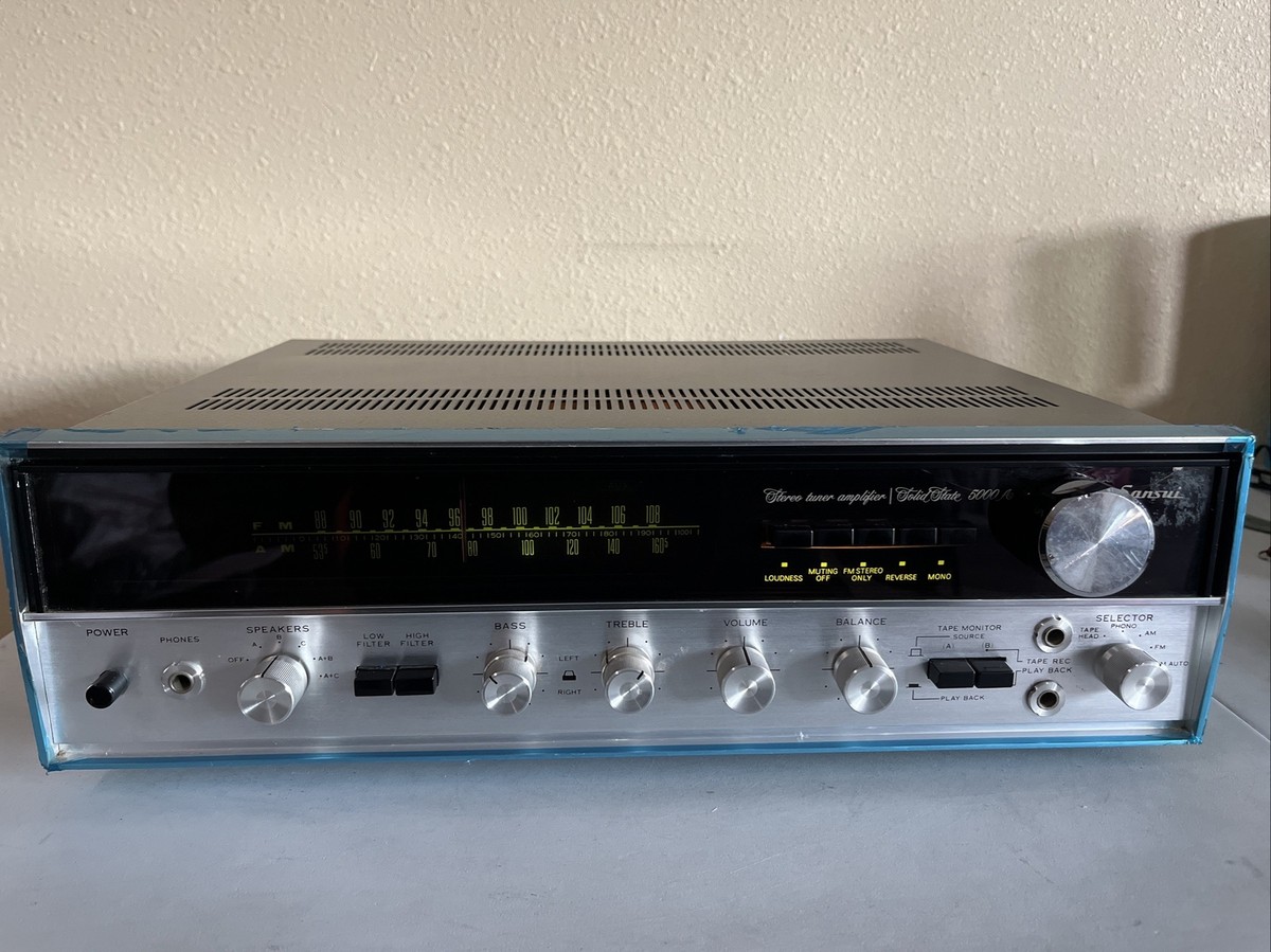 Sansui Stereo Tuner Amplifier /Solid State 5000 A/TESTED/EXCELLENT