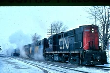 CNR 3115 RS-18, Coteau, PQ, 02/79; Kodachrome Original